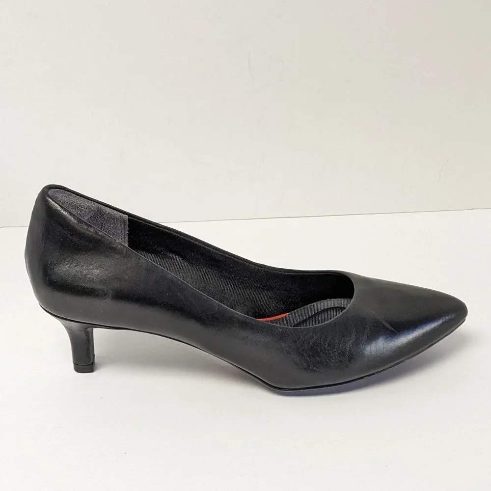 Rockport Total Motion Kalila Pumps, Black, Womens 9 Narrow